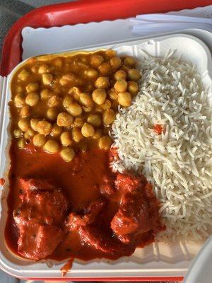 Butter Chicken Makhani and Channa Masala