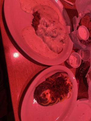 Country Fried Chicken & Loaded Baked Potato