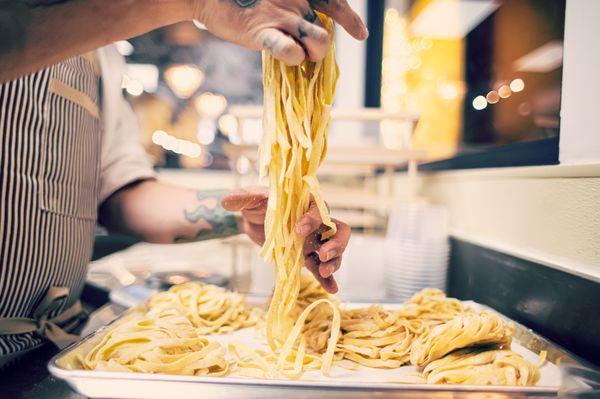 Fresh handmade pasta