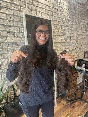 Donation hair cut