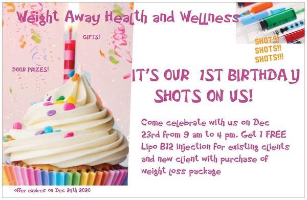 It our 1st Birthday! come celebrate with us!!!