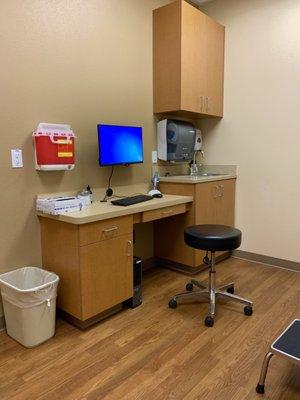 Another view of an examination room.