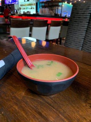 Miso soup!