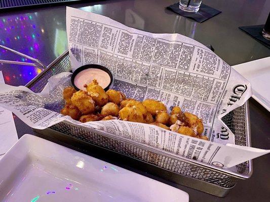 Cheese Curds appetizer