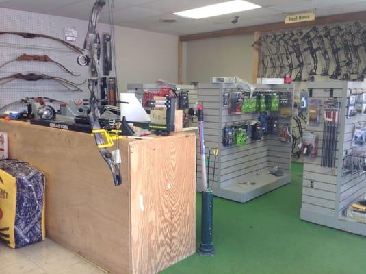 See our archery section and archery specialist to work on your compound bows.