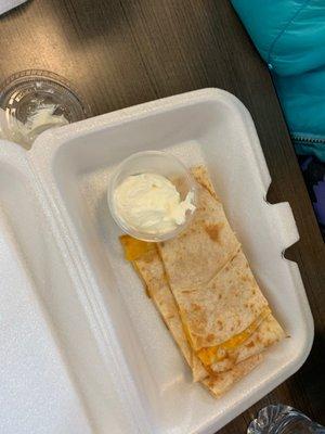 Cheese quesadilla