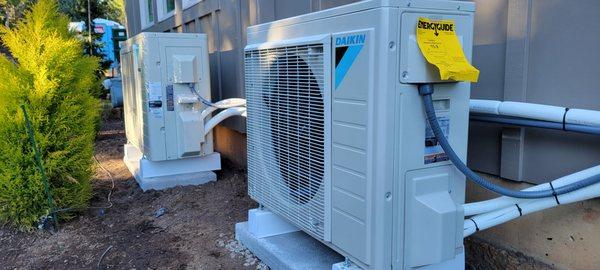 Ductless Heat pump installations