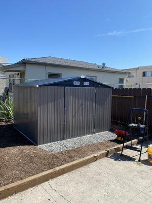 Shed install and assembly handyman carlsbad