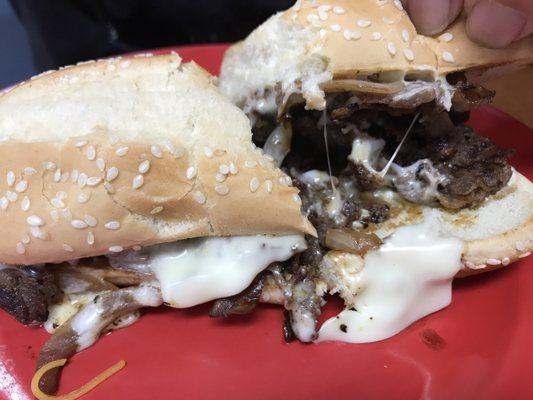 Philly cheesesteak.