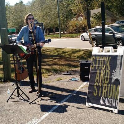 Students play at Spring and Fall Bazaars in Helena every year.