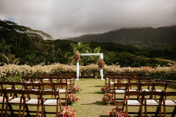 So happy with our flowers for our intimate ceremony!