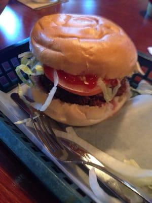 Unbelievably big dollar burger!