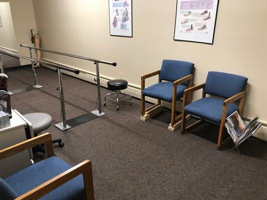 Prosthetic exam room