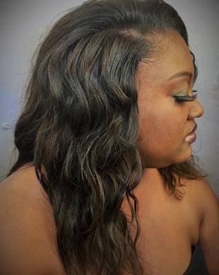 Sew-In - Wavy hair