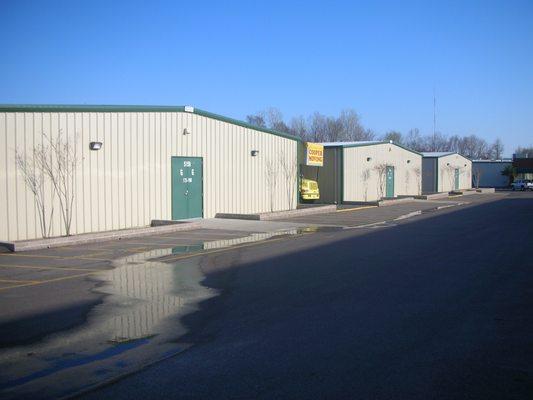 Storage buildings at our facility