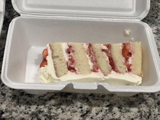 Half size strawberry shortcake