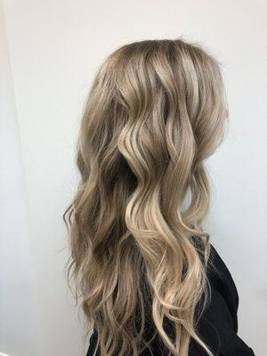 Champagne balayage by Hannah