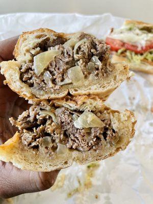 1/2 Cheesesteak Sandwich