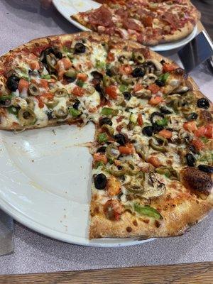 Veggie thin crust