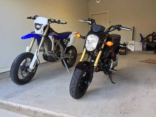 My two bikes from Maxim!