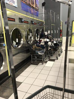 Dryer machines occupied