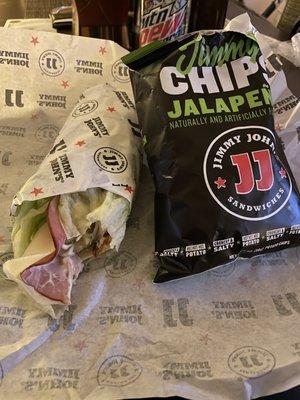 Cuban Unwich and Jalapeño Jimmy Chips