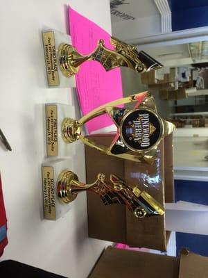 Three trophies less than $15.00 - way to go Crown Trophies!