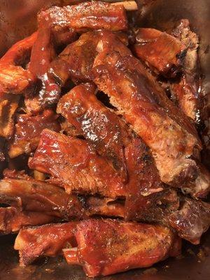 Pork BBQ ribs