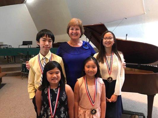 Garland MTA Spring Festival Honor awardees