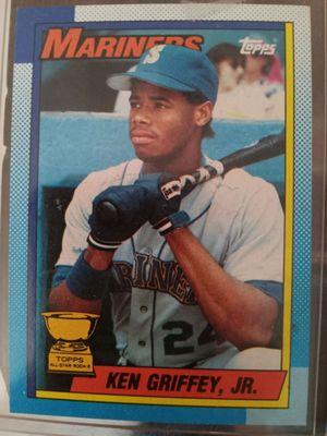 TOPPS 1990 RARE ERROR ROOKIE KEN GRIFFEY JR. BASEBALL CARD IS IN MINT CONDITION! THIS RARE CARD IS IN REALLY HIGH DEMAND!