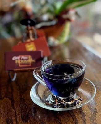 Butterfly flower tea.