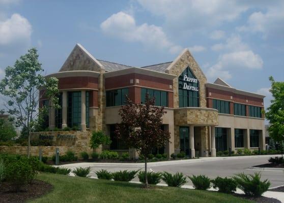 Leawood Dental takes up the entire 2nd floor of the Peppes Dental building