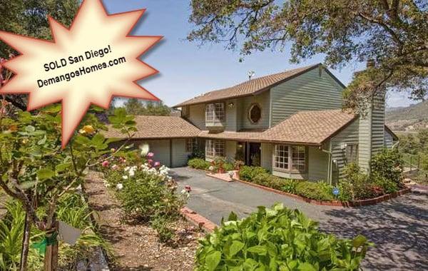 David Demangos SOLD Fallbrook.