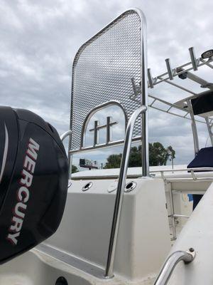 Aluminum safety tow rack for Eckerd college