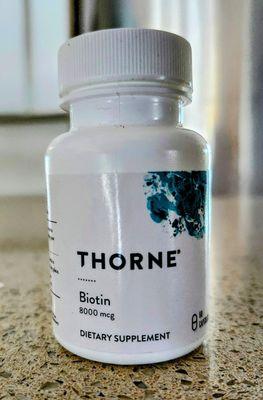 Thorne 8000mcg Biotin Capsules