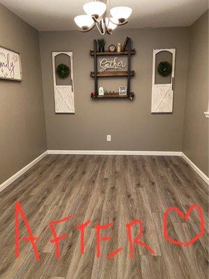 New floor - After! Love!!