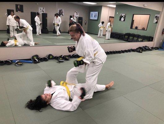 Mom/ Daughter bonding over Martial Arts