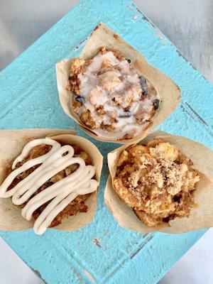 bread pudding trio