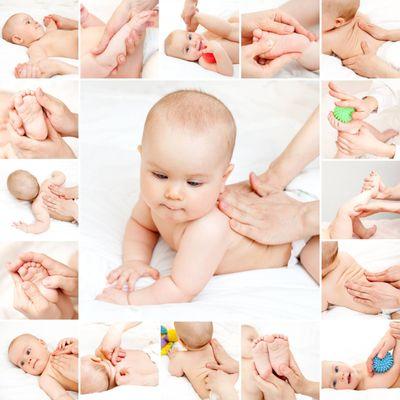 Infant Massage with integrated sign language