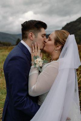 Wedding photo with nails