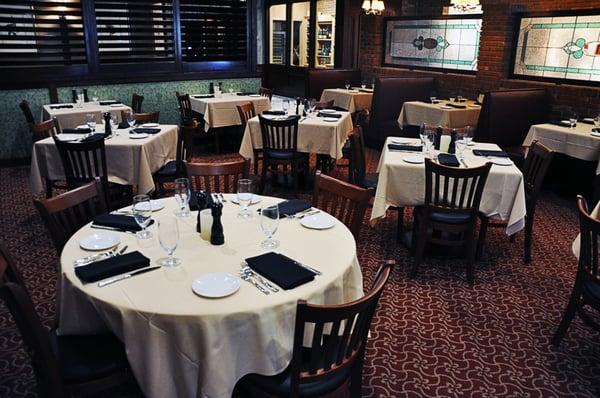 The Main Dining Room at The Tree Steakhouse.