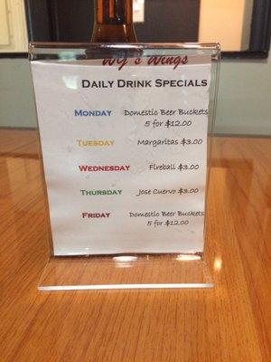 Drink specials