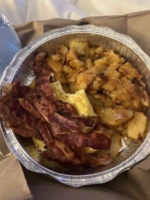 2 Eggs Platter 2 Eggs Platter Side Bacon Side Bacon Home Fries