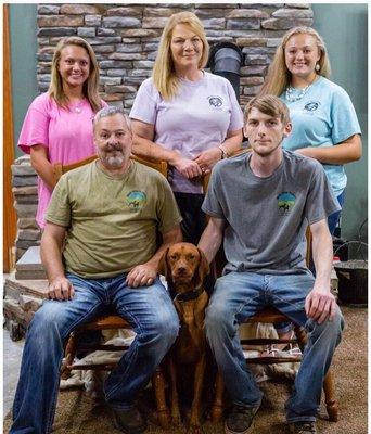 Our White River Kennel family and Mistro