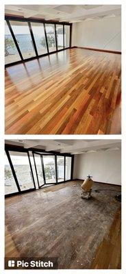 Ipe hardwood floor