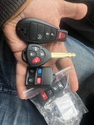 Option for keys and fobs for all make and models