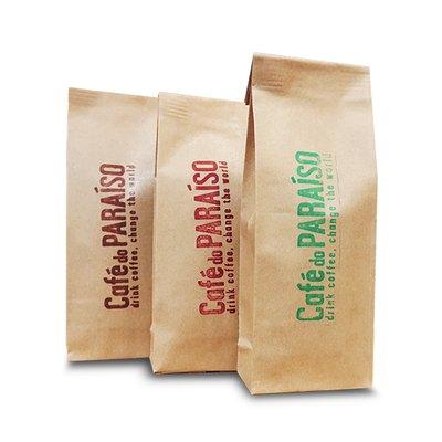 Our 2.2oz coffee sample bags.  Aren't they cute!