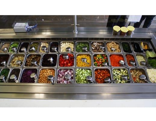 Choose from these toppings.