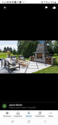 Superb outdoor door living for the whole family with this incredible outdoor Fireplace from Central Lawn pros!