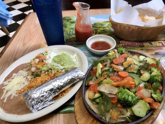 Vegetarian Fajitas - yum!!